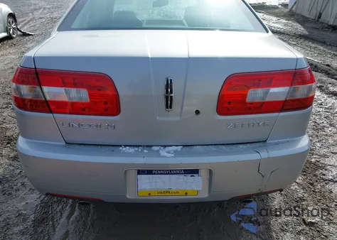 2006 Lincoln Zephyr from USA, damaged, VIN 3LNHM26156R628031